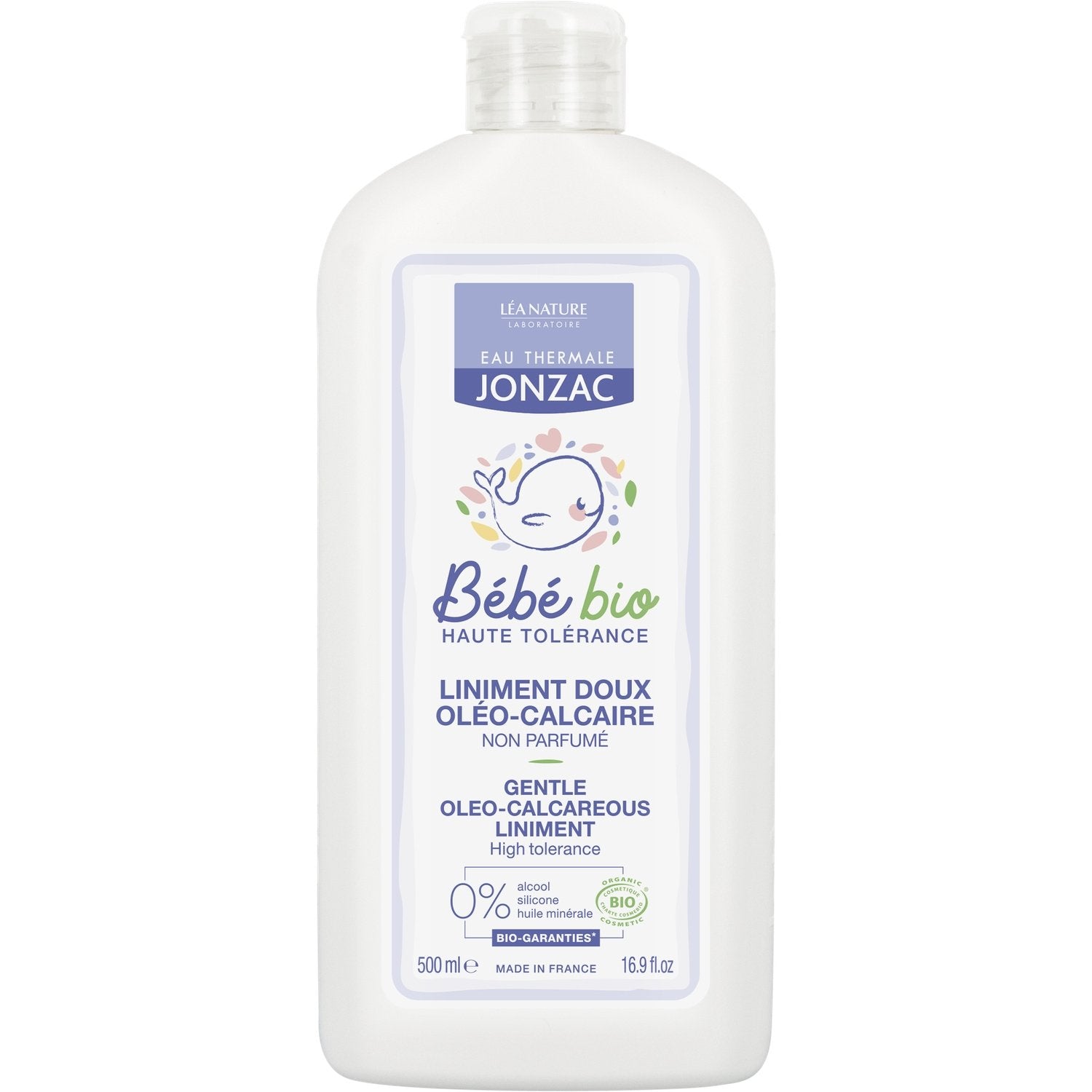 Liniment Bébé Doux Bio EAU THERMALE JONZAC le flacon de 500mL