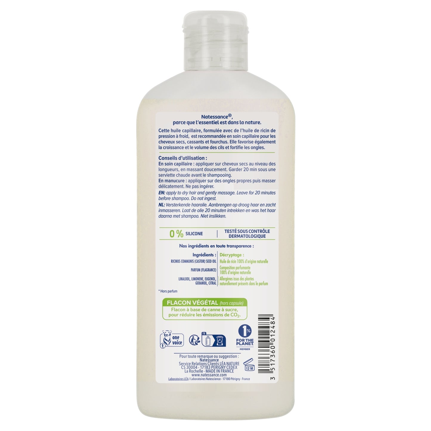 LEA NATURE Stärkendes Öl für trockenes, sprödes und gespaltenes Haar