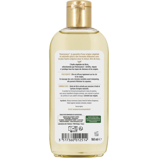 FLORESSANCE Castor Oil Fortifying and Protective Hair and Nail Oil