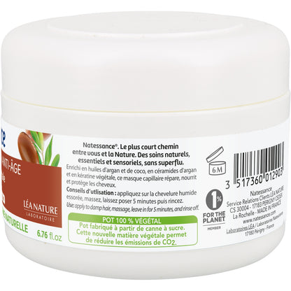 LEA NATURE Maske für trockenes und strapaziertes Haar mit Arganöl und pflanzlichem Keratin