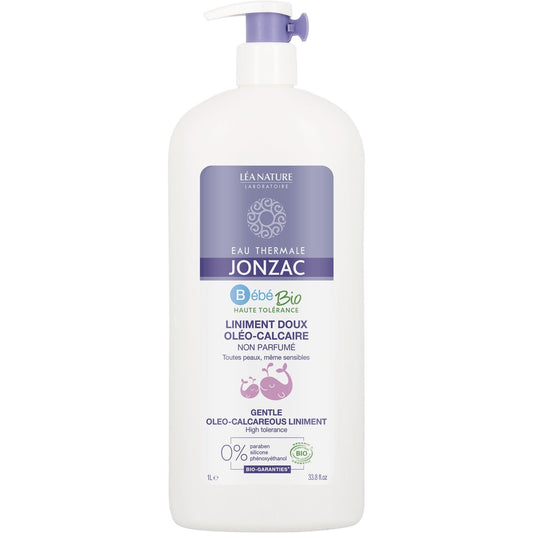 Liniment Bébé Doux Bio EAU THERMALE JONZAC la pompe de d'1L