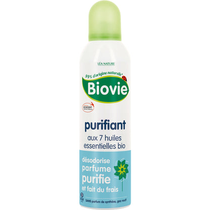 Désodorisant Spray Huiles Essentielles Bio BIOVIE 