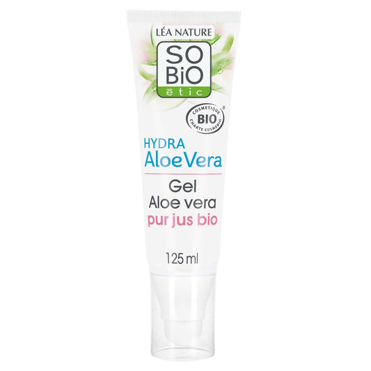 Gel Crème au Jus d'Aloe Vera Bio SO'BIO ETIC Le tube de 125 mL