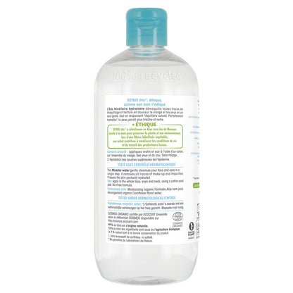 Feuchtigkeitsspendendes Mizellenwasser mit Aloe Vera Saft und Kornblume Alle Hauttypen Bio SO'BIO ETIC