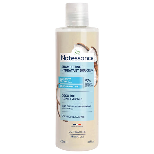 Shampoing Extra Doux Tous Types de Cheveux Coco et Kératine Végétale LEA NATURE 