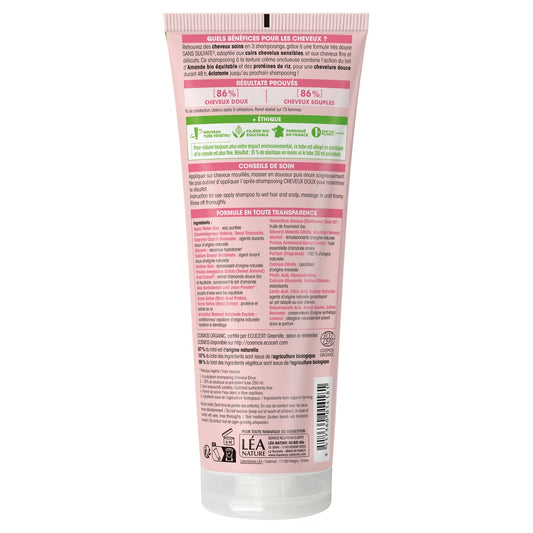 SO'BIO ETIC Organic Fairtrade Almond Gentle Hair Shampoo