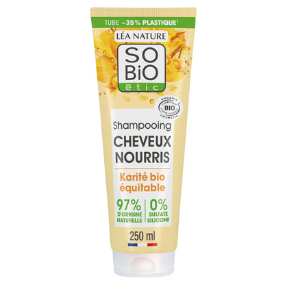 Pflegendes Haarshampoo für trockenes bis sehr trockenes Haar Bio Fair Trade Shea SO'BIO ETIC