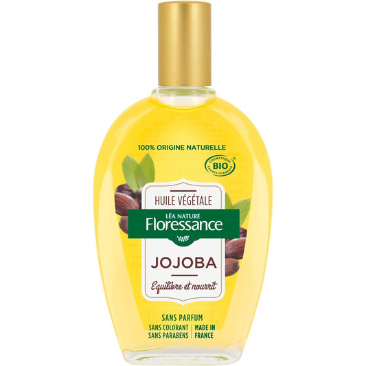 FLORESSANCE Organic Jojoba Oil for Body and Hair