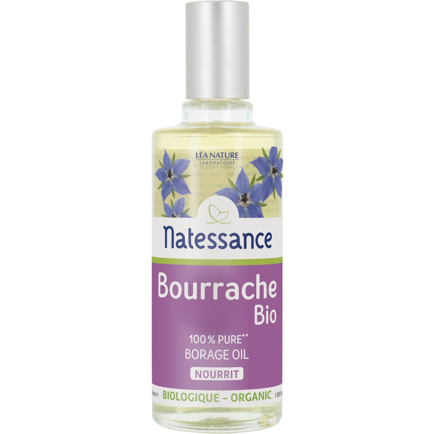 Huile Corps Peau Sèche et Sensible Anti-âge Réparatrice Bourrache Matessance Bio LEA NATURE 