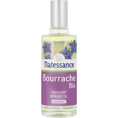 Huile Corps Peau Sèche et Sensible Anti-âge Réparatrice Bourrache Matessance Bio LEA NATURE 