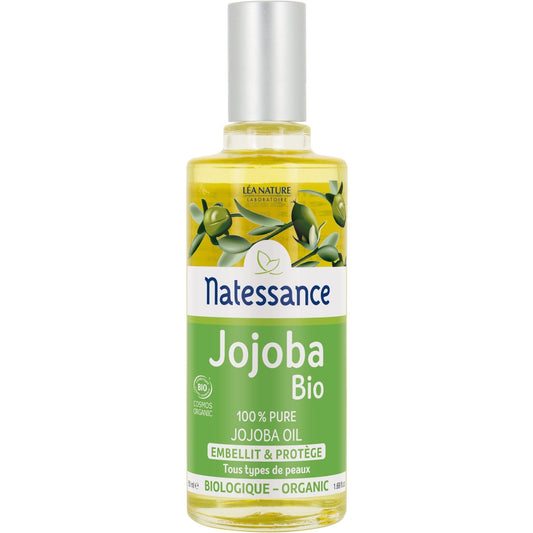 Huile Corps Cheveux Peau Sèche Nourrissante et Régénérante Jojoba Bio LEA NATURE le flacon de 50mL