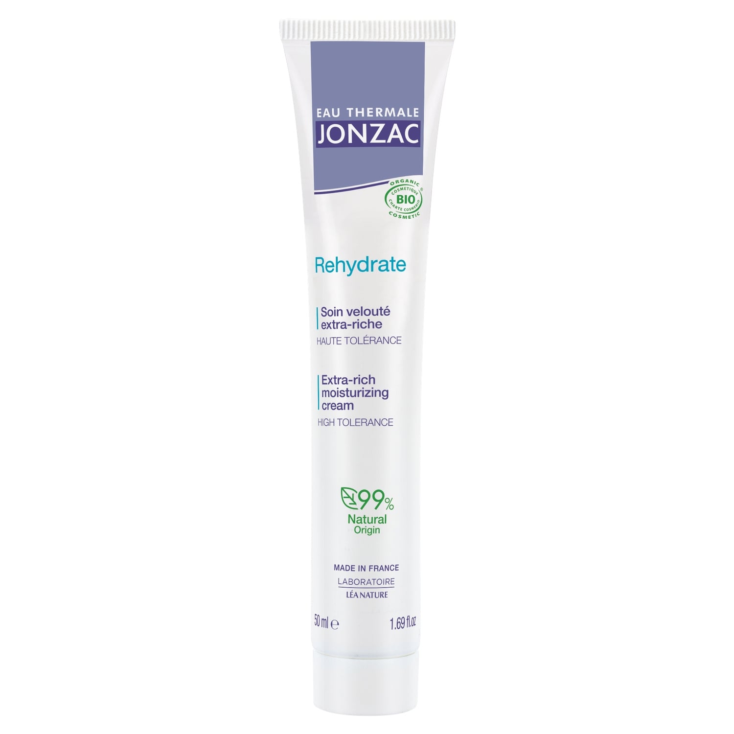 Crème Velouté Réhydratante Extra Riche Visage et Corps Peau Sensible Sèche à Très Sèche Bio EAU THERMALE JONZAC 