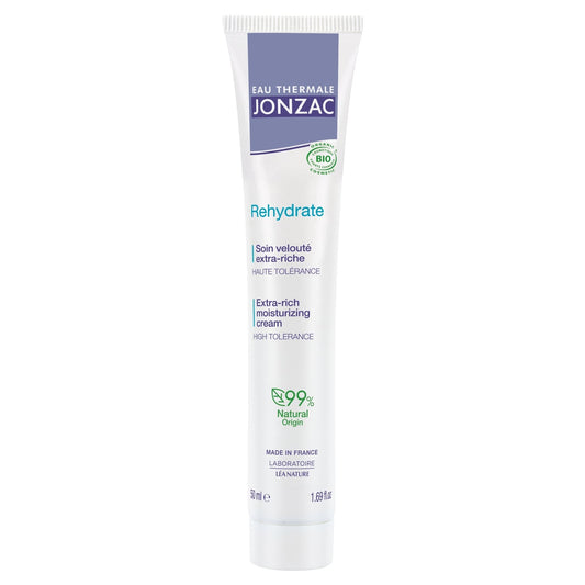 Crème Velouté Réhydratante Extra Riche Visage et Corps Peau Sensible Sèche à Très Sèche Bio EAU THERMALE JONZAC 