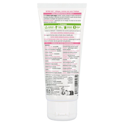 Aloe Vera Creme für empfindliche und reaktive Haut Bio La Crème des Familles SO'BIO ETIC