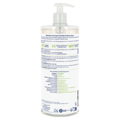 Gel douche Corps Bio à la Rose Trémière NATESSANCE 