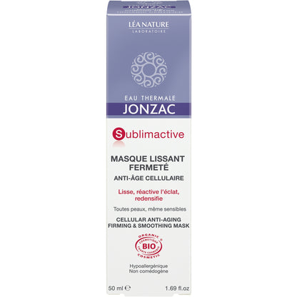 Masque Visage Lissant Fermeté Anti-Âge Sublimactive Bio EAU THERMALE JONZAC