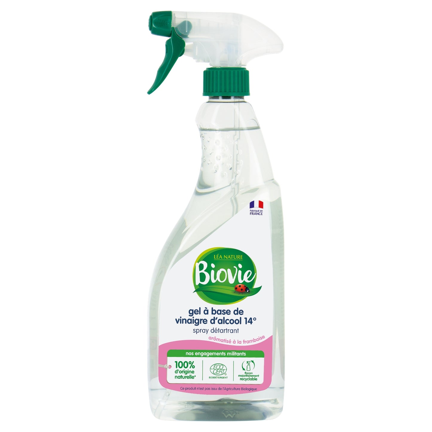 Nettoyant Ménager Salle de Bain Détartrant Vinaigre Bio BIOVIE 