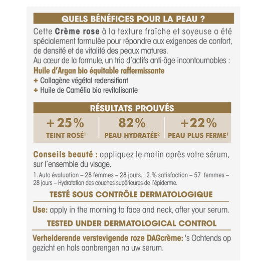 Crème Eclat Fermeté Peaux Matures Jour Précieux Argan Bio SO'BIO ETIC