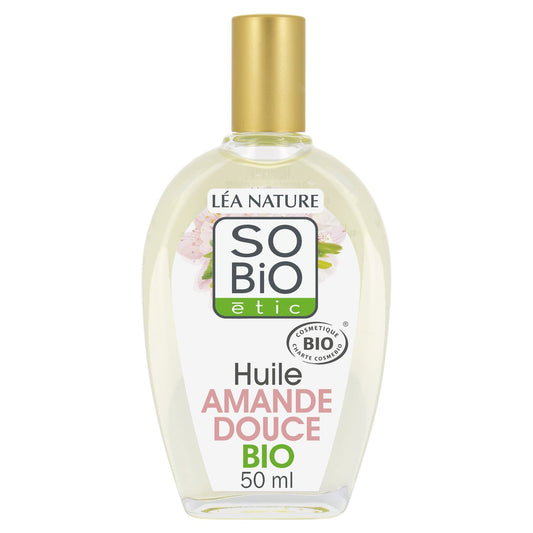 Huile Corps Peau Sèche Adoucissante et Assouplissante 100% d'Origine Naturelle Amande Douce So'bio Etic SO'BIO ETIC le flacon de 50mL