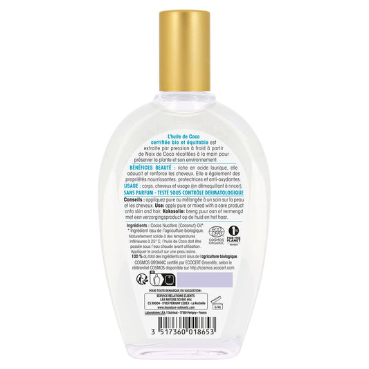 Huile Végétale Corps et Cheveux Nourrissante et Protectrice Bio SO'BIO ETIC