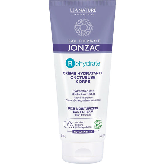 Crème Corps Peau Sèche et Sensible Hydratante 24h Bio EAU THERMALE JONZAC le tube de 200mL