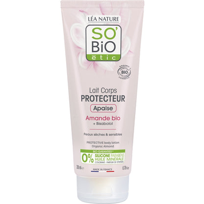 SO'BIO ETIC Organic Almond Soothing Protective Moisturizing Body Lotion