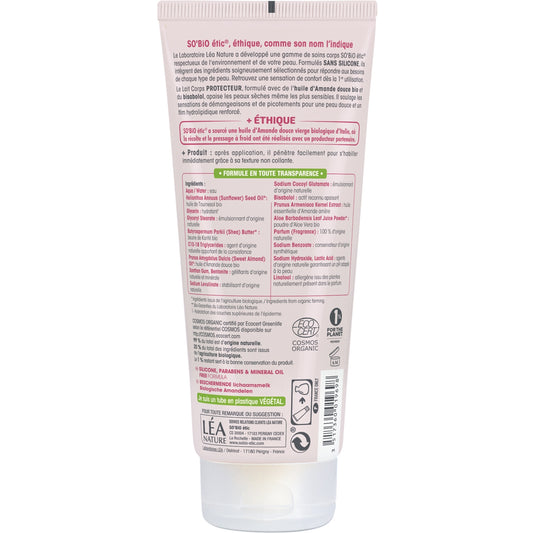 Lait Hydratant Protecteur Apaisant Corps à l'Amande Bio SO'BIO ETIC