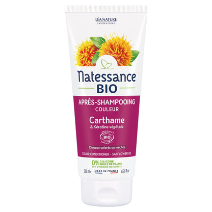 Après-shampoing Cheveux Colorés Carthame et Kératine Végétale Bio LEA NATURE 