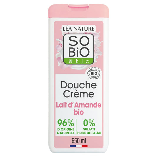 SO'BIO ETIC Feuchtigkeitsspendende Duschcreme mit Bio-Mandelmilch