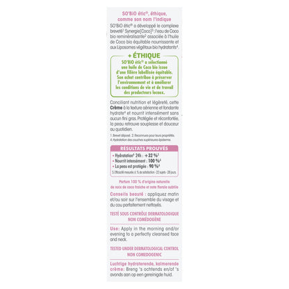 SO'BIO ETIC Bio Nutri Coconut Comfort Leichte Feuchtigkeitscreme