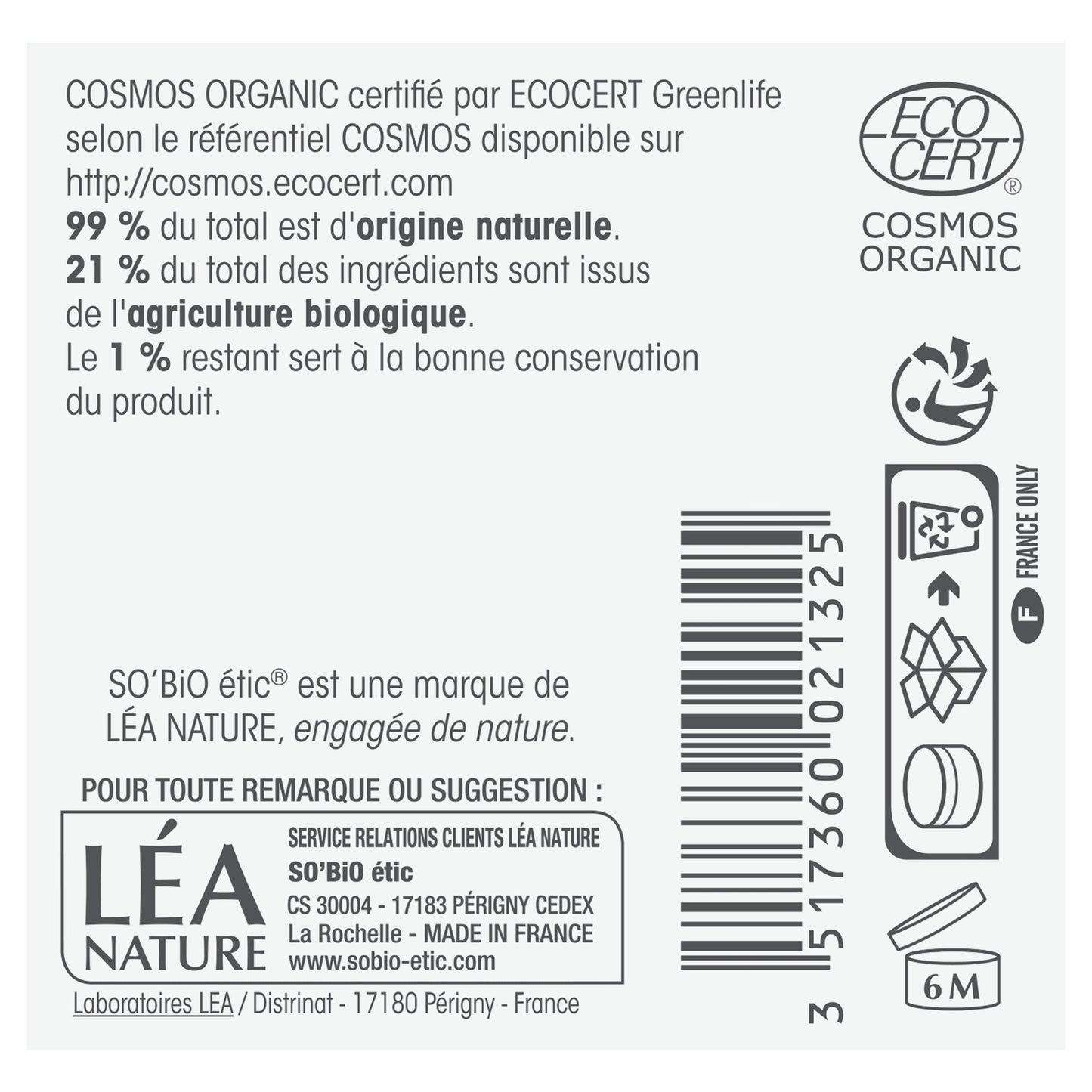 Nutri Coco Bio Nährende Schmelzcreme SO'BIO ETIC