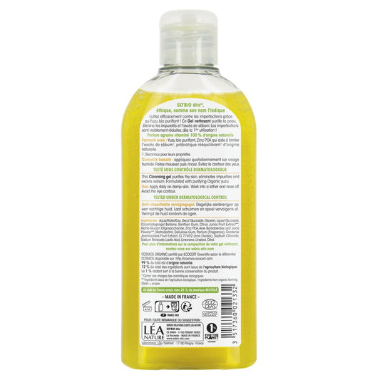 Clean'yuzu Bio Anti-Imperfections Gesichtsreinigungsgel SO'BIO ETIC