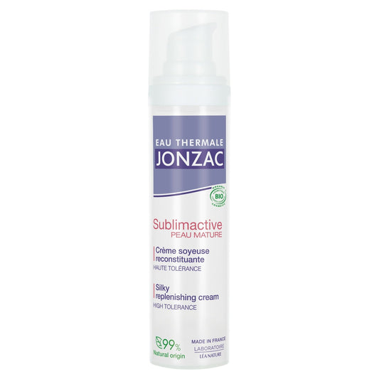 Crème Soyeuce Reconstituante Visage Femme Peau Mature Bio EAU THERMALE JONZAC le tube de 40mL