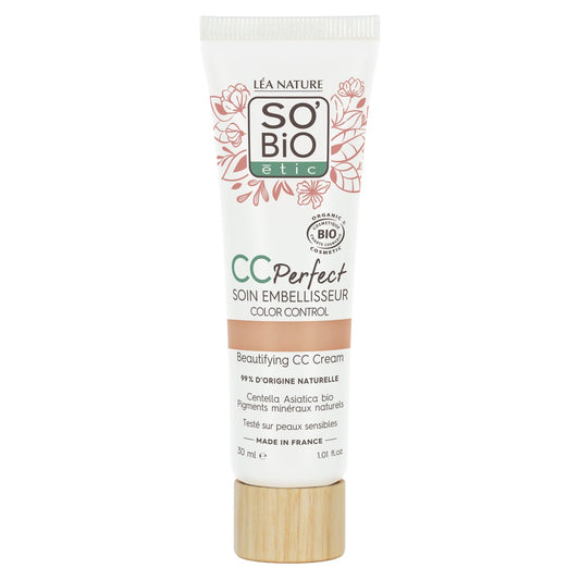 Cc Crème Teinte Clair (20) Cc Perfect Teint Bio SO'BIO ETIC Le tube de 30 mL