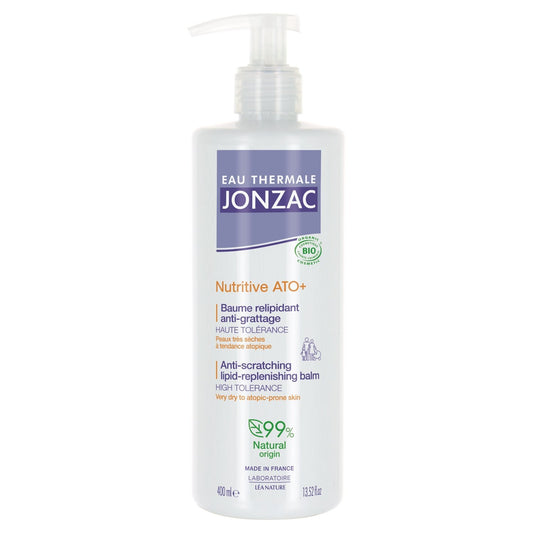 Rückfettender Balsam für atopische Haut. Lindert Juckreiz. Bio-Nährstoff Ap+ JONZAC THERMALQUELLWASSER