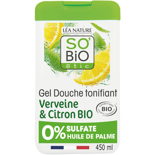 SO'BIO ETIC Bio-Duschgel mit Eisenkraut und Zitrone