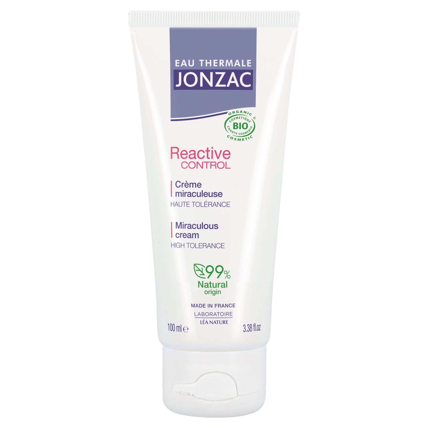 Crème Corps Reactive Control Crème Miraculeuse Haute Tolérance JONZAC 