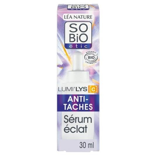 Sérum Eclat Anti-taches Expert LumiLys Vitamine C Bulbes de Lys Bio SO'BIO ETIC 