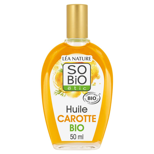 Huile Carotte Bio SO'BIO ETIC le flacon de 50mL
