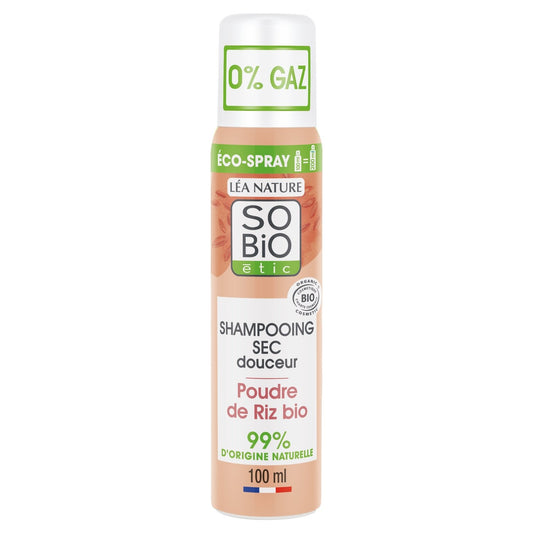 Shampoing Douceur Poudre de Riz Bio SO'BIO ETIC le flacon de 100mL