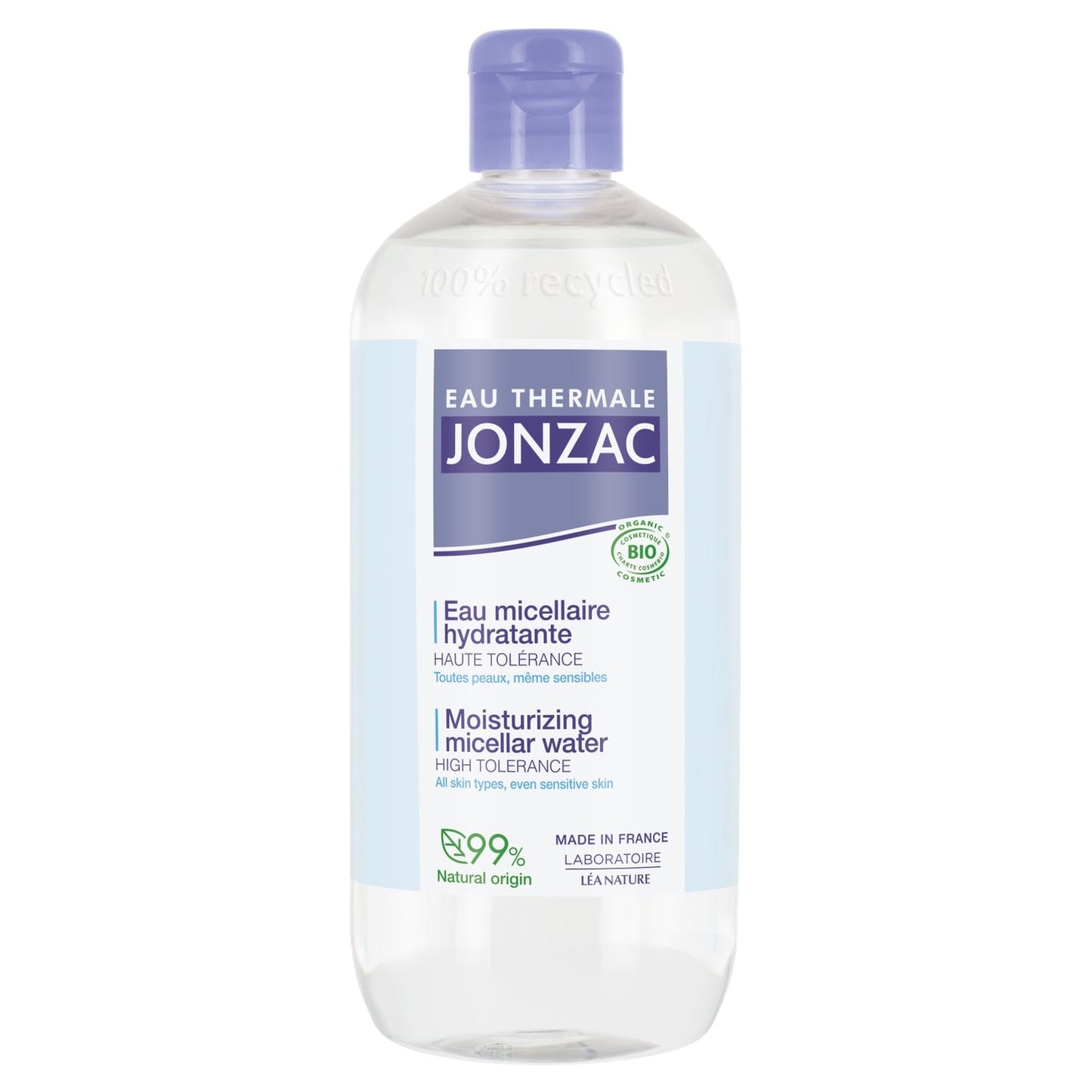 Eau micellaire Visage Yeux Hydratante Apaisante Haute Tolérance EAU THERMALE JONZAC 