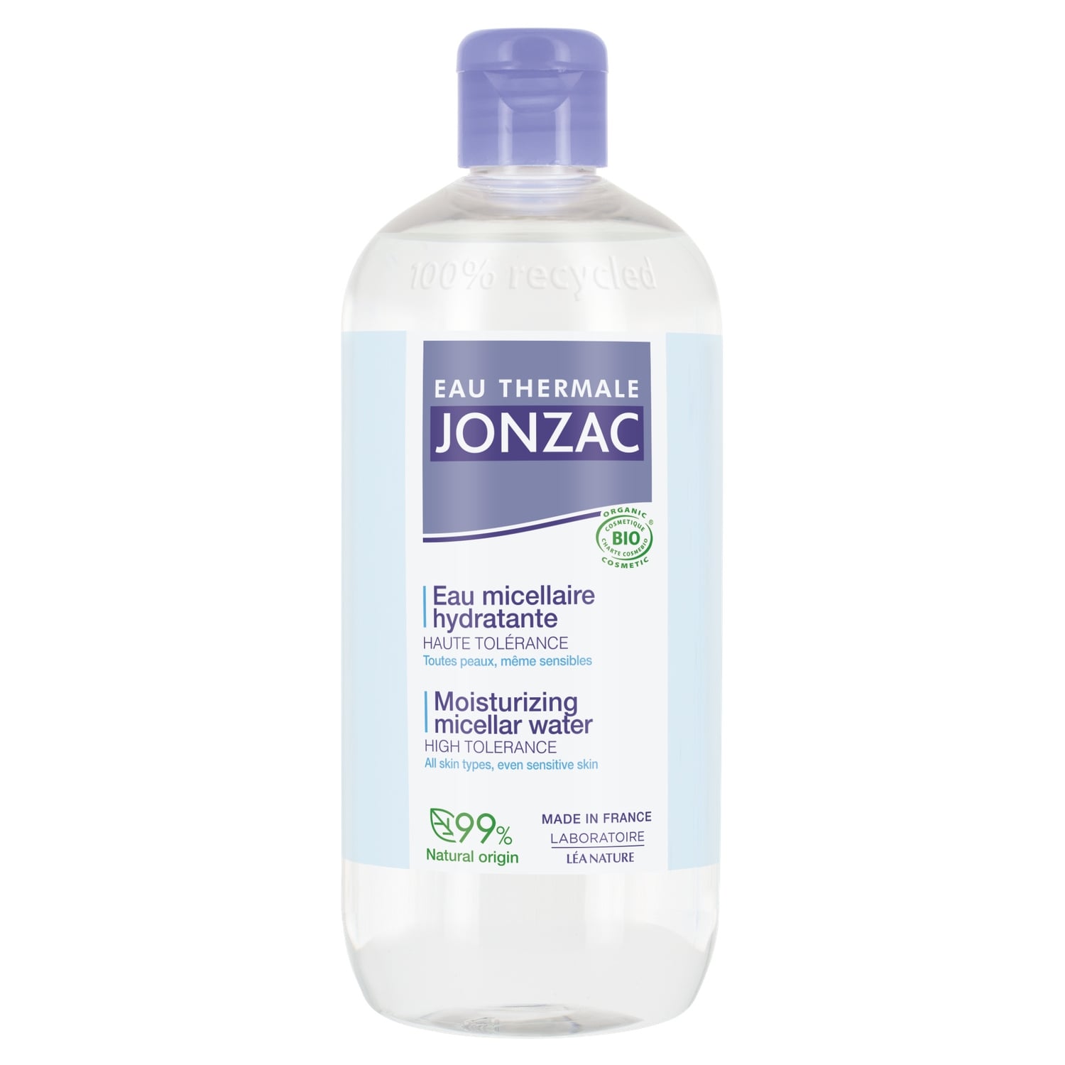 Eau micellaire Visage Yeux Hydratante Apaisante Haute Tolérance EAU THERMALE JONZAC 