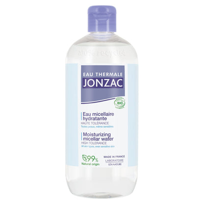Eau micellaire Visage Yeux Hydratante Apaisante Haute Tolérance EAU THERMALE JONZAC 