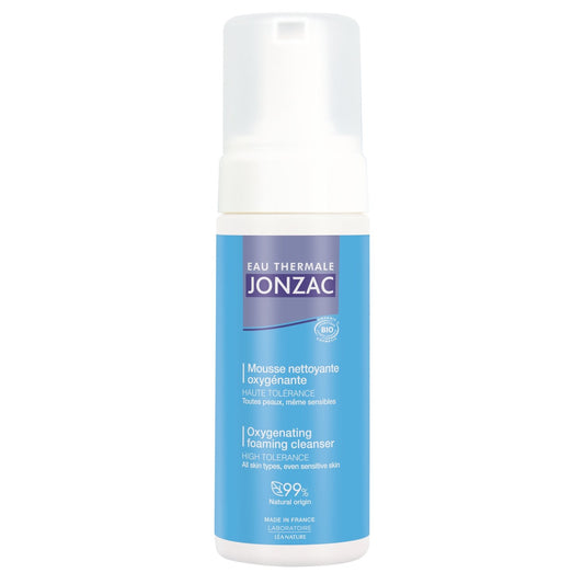 Mousse Visage Toutes Peaux Oxygénante Haute Tolérance EAU THERMALE JONZAC le flacon de 150mL
