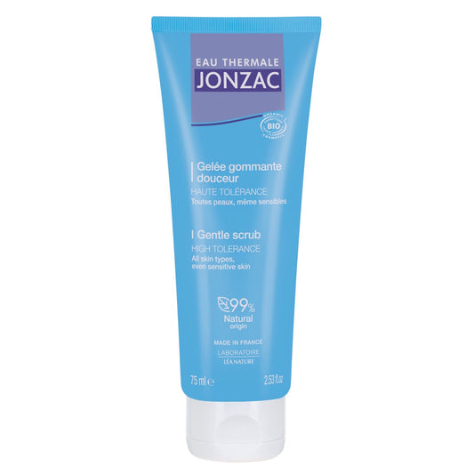 Gelée Visage Toutes Peaux Exfoliant Doux Haute Tolérance EAU THERMALE JONZAC le flacon de 75mL