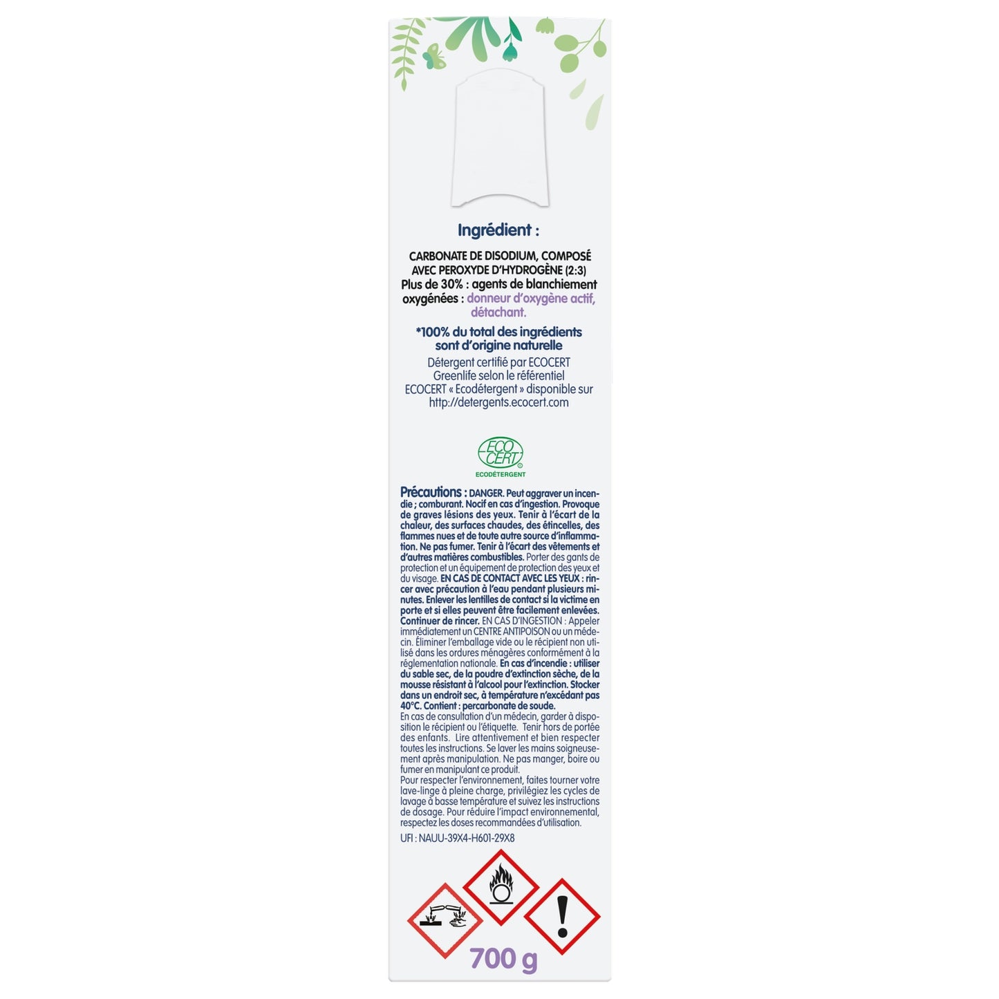 Percarbonate de Soude Détache & Blanchit BIOVIE 