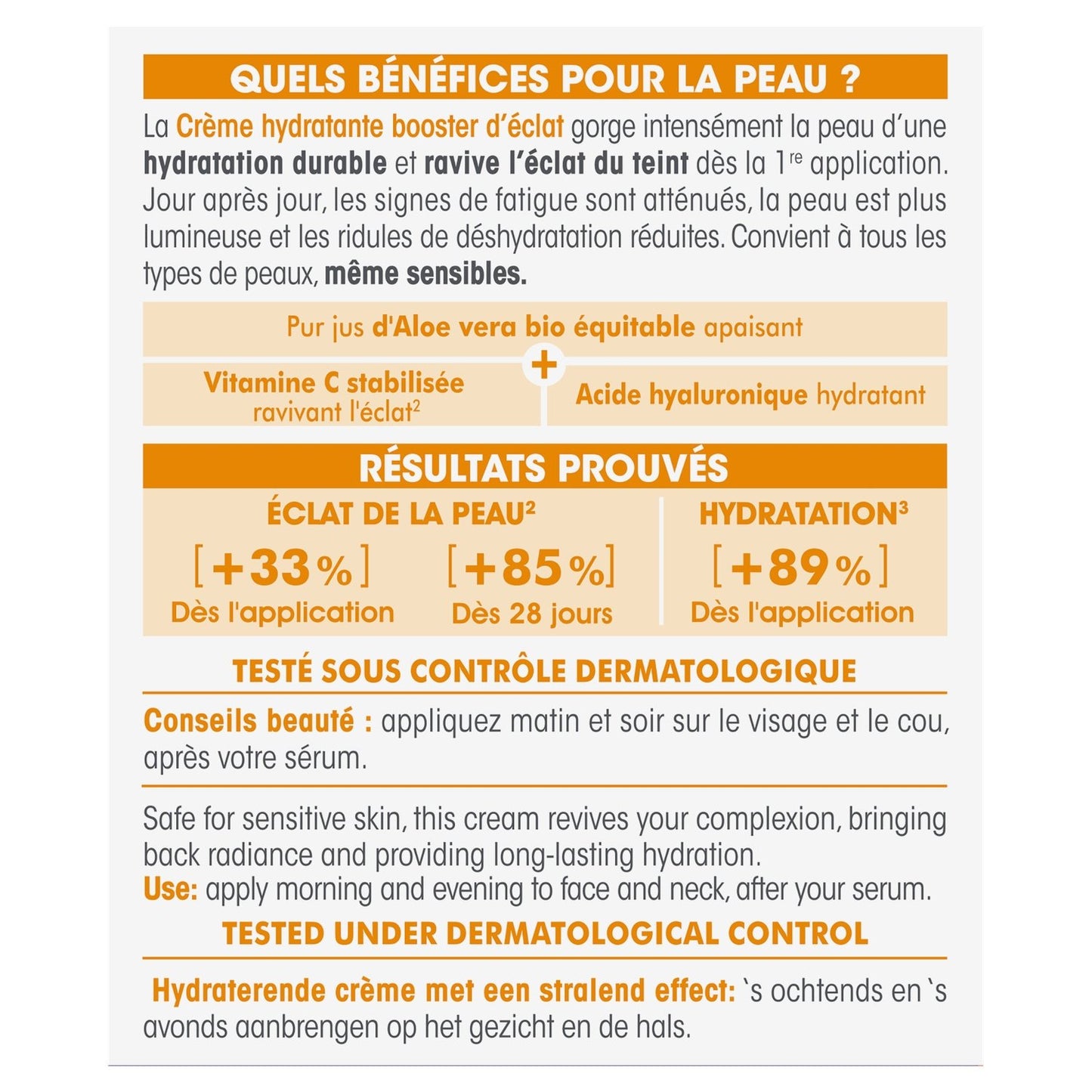 SO BIO ETIC Radiance Booster Feuchtigkeitscreme