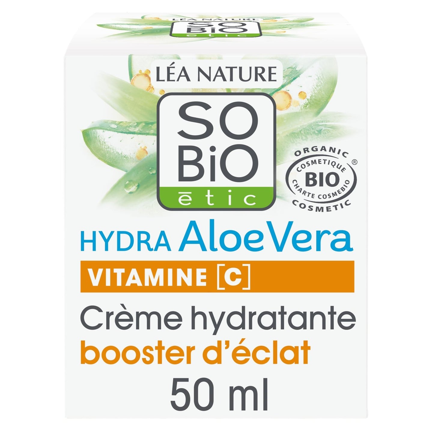 Crème Hydratante Booster Eclat SO BIO ETIC le pot de 50ml