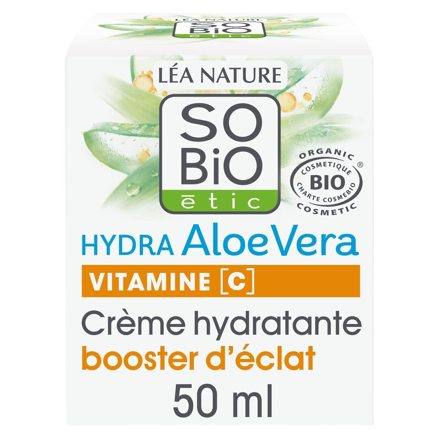 Crème Hydratante Booster Eclat SO BIO ETIC le pot de 50ml