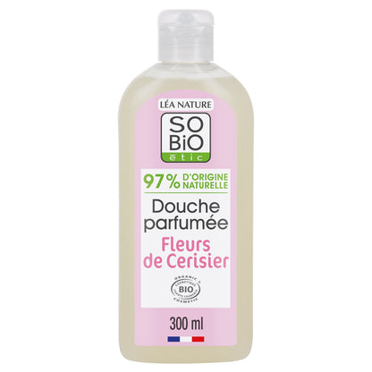 Gel douche Parfum Fleurs De Cerisier SO'BIO ETIC 